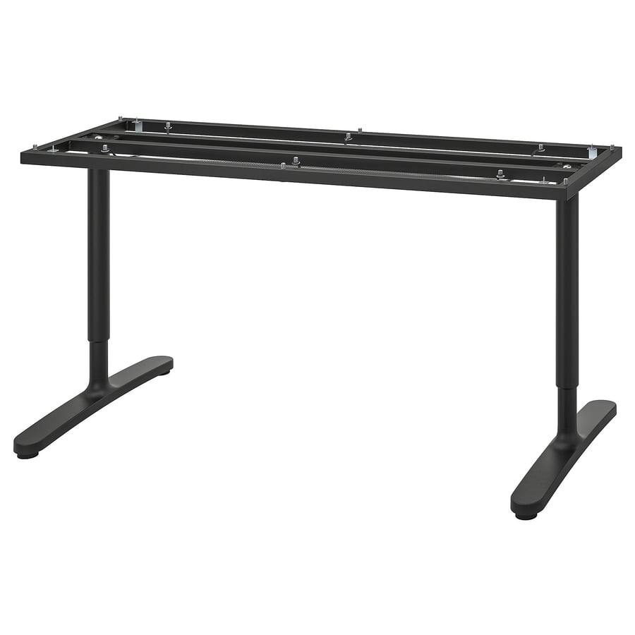 BEKANT Underframe for table top, black, 160x80 cm IKEA