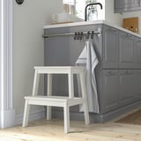 BEKVÄM Step stool, white, 50 cm
