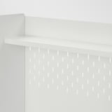 BERGLÄRKA Desk top and shelf, white, 120x70 cm