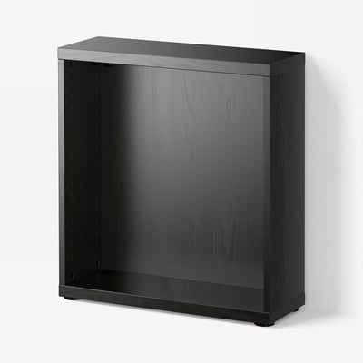 BESTÅ Frame, black-brown, 60x20x64 cm