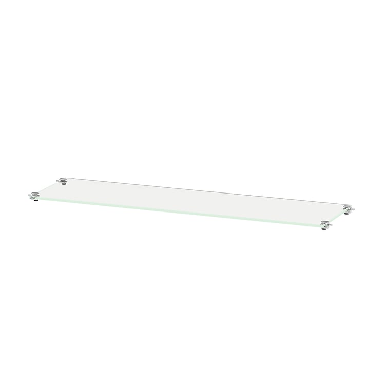 BESTÅ glass shelf, glass, 56x16 cm (22x61/4") IKEA