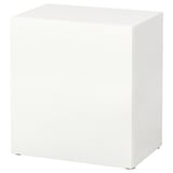 BESTÅ Shelf unit with door, white/Laxviken white, 60x42x64 cm