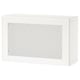 BESTÅ Shelf unit with door, white/Mörtviken white, 60x22x38 cm