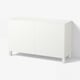 BESTÅ Storage combination with doors, white/Lappviken/Stubbarp white, 120x42x74 cm