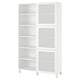 BESTÅ Storage combination with doors, white/Mörtviken/Stubbarp white, 120x42x202 cm