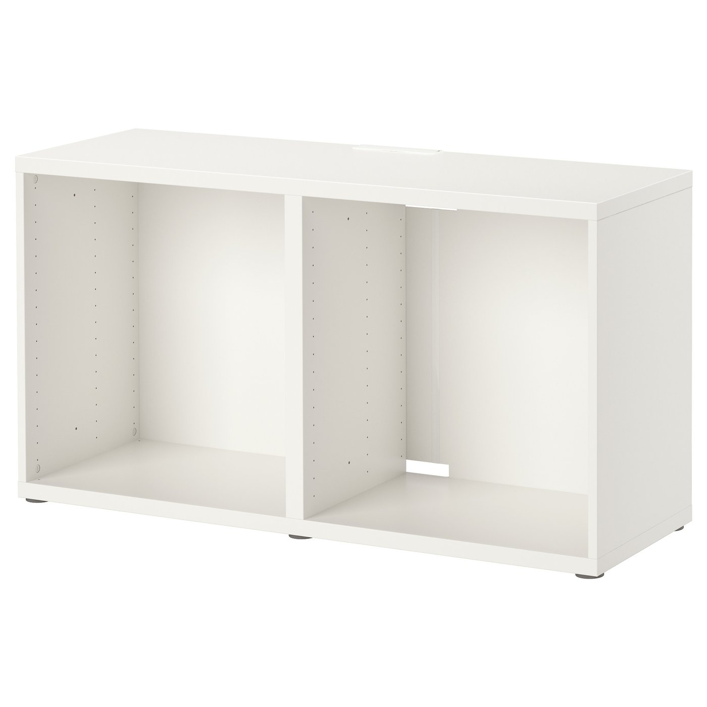 BESTÅ TV bench, white, 120x40x64 cm (47 1/4x15 3/4x25 1/4 ")