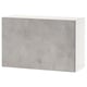 BESTÅ Wall-mounted cabinet combination, white/Kallviken light grey, 60x22x38 cm