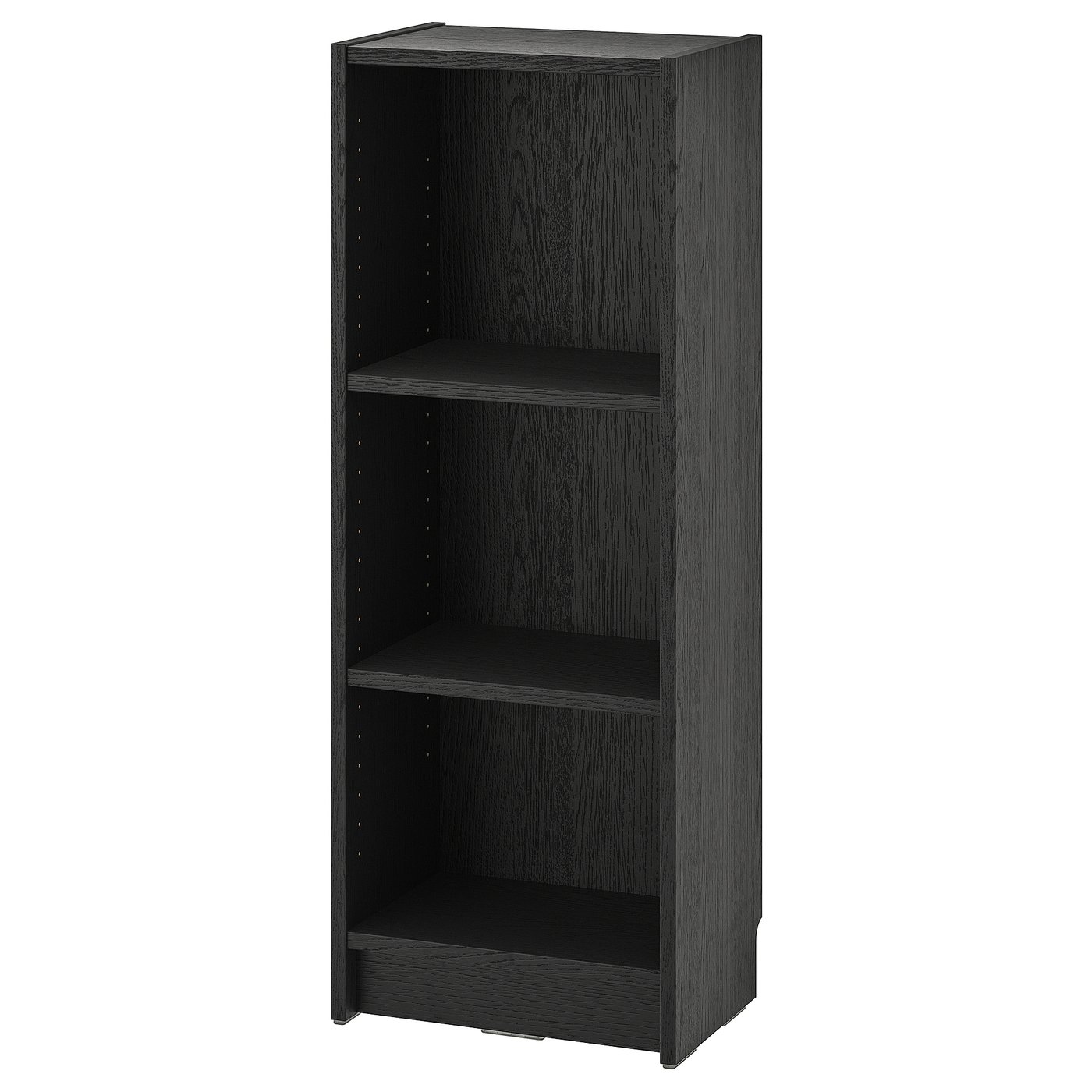 BILLY Bookcase, black oak effect, 40x28x106 cm (15 3/4x11x41 3/4 ")