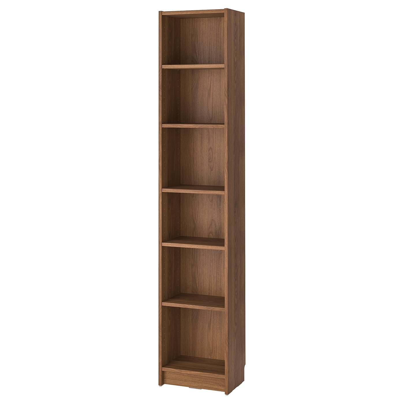 BILLY bookcase, brown walnut effect, 40x28x202 cm (153/4x11x791/2") IKEA
