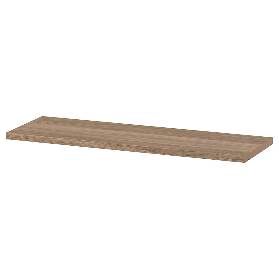 BILLY shelf, oak effect, 76x26 cm (30x10") IKEA