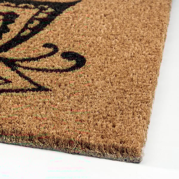 Bjernede Door Mat Natural Black Ikea