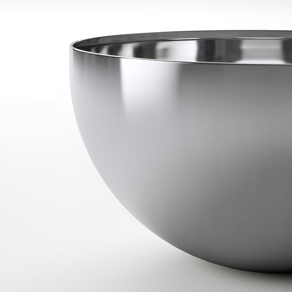 BLANDA BLANK Serving bowl, stainless steel, 12 cm (5") IKEA