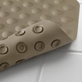 BLÅSJÖN Shower mat, beige, 50x50 cm