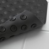 BLÅSJÖN Shower mat, grey, 50x50 cm