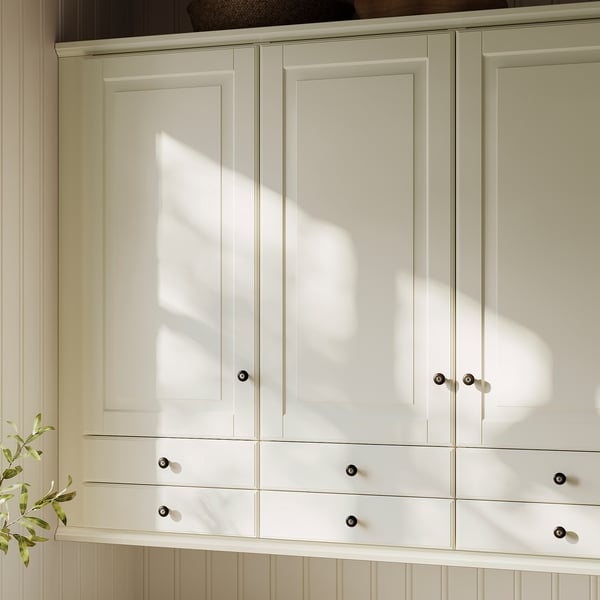 BODBYN Door, off-white, 40x200 cm