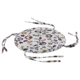 BRUNÖRT Chair pad, multicolour, 32 cm