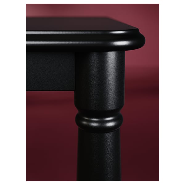 DANDERYD / DANDERYD Table and 6 chairs, black/Vissle grey, 180 cm