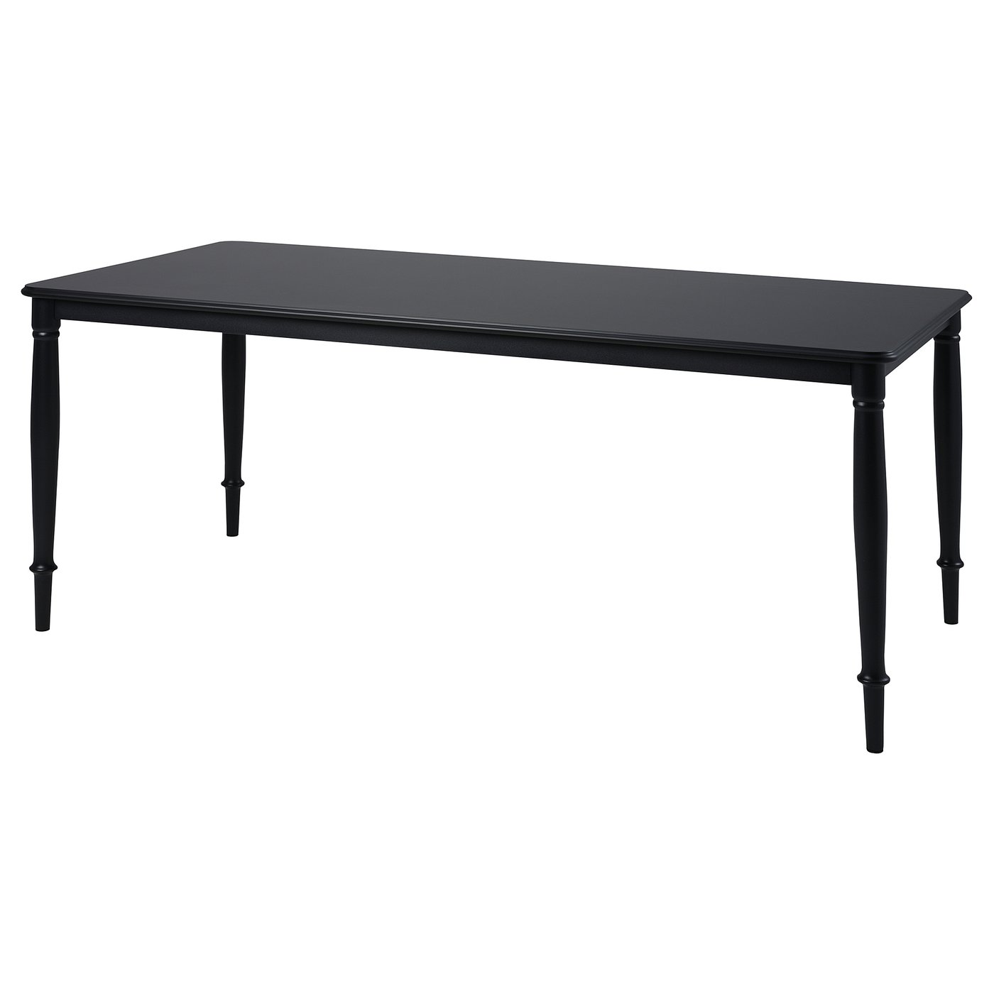 DANDERYD dining table, black, 180x90 cm (707/8x353/8") IKEA