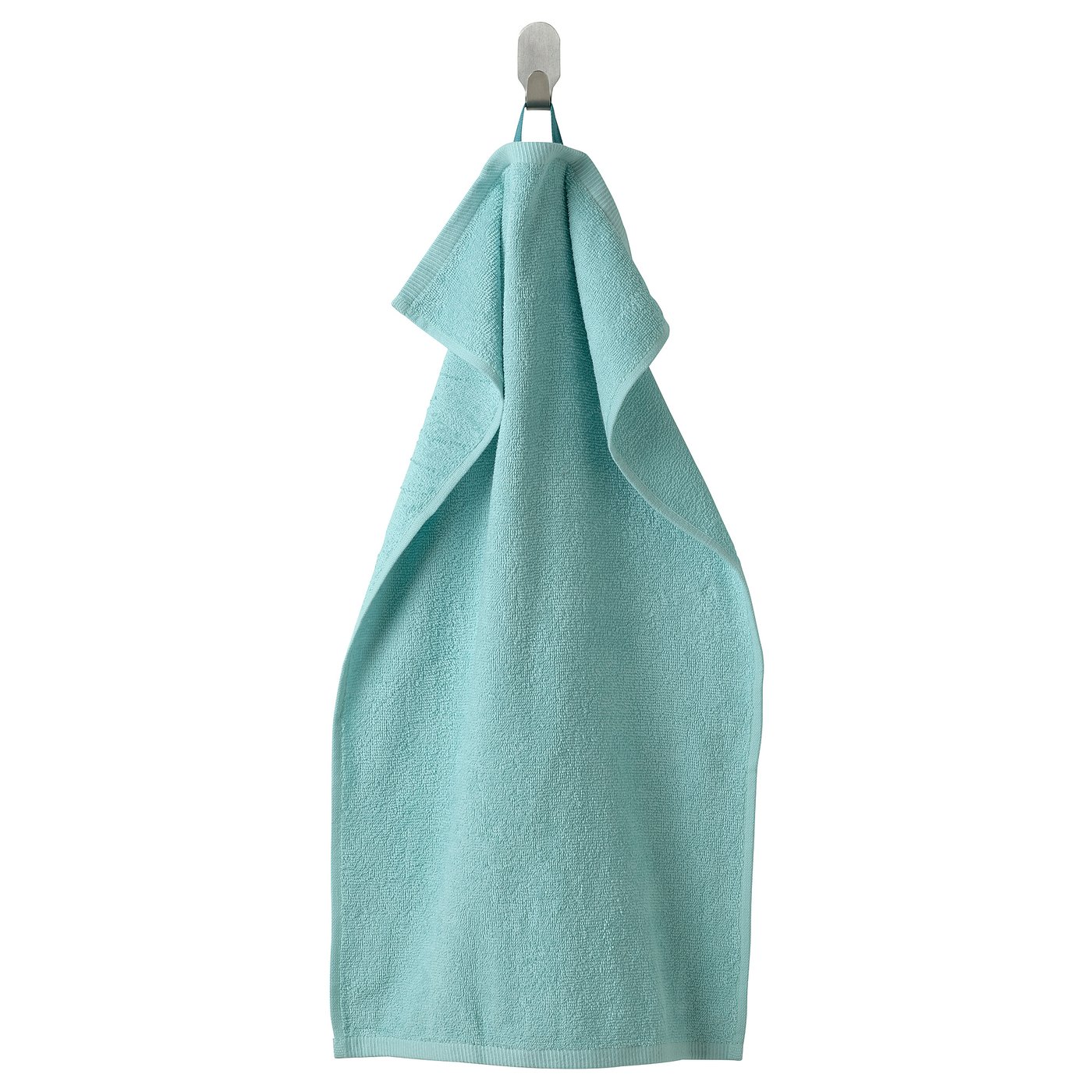 DIMFORSEN hand towel, turquoise, 40x70 cm (16x28") IKEA