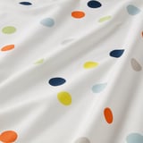 DRÖMLAND Flat sheet and pillowcase, multicolour, 150x250/50x80 cm