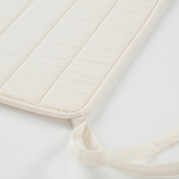 EDELA Chair pad, unbleached, 33x35 cm
