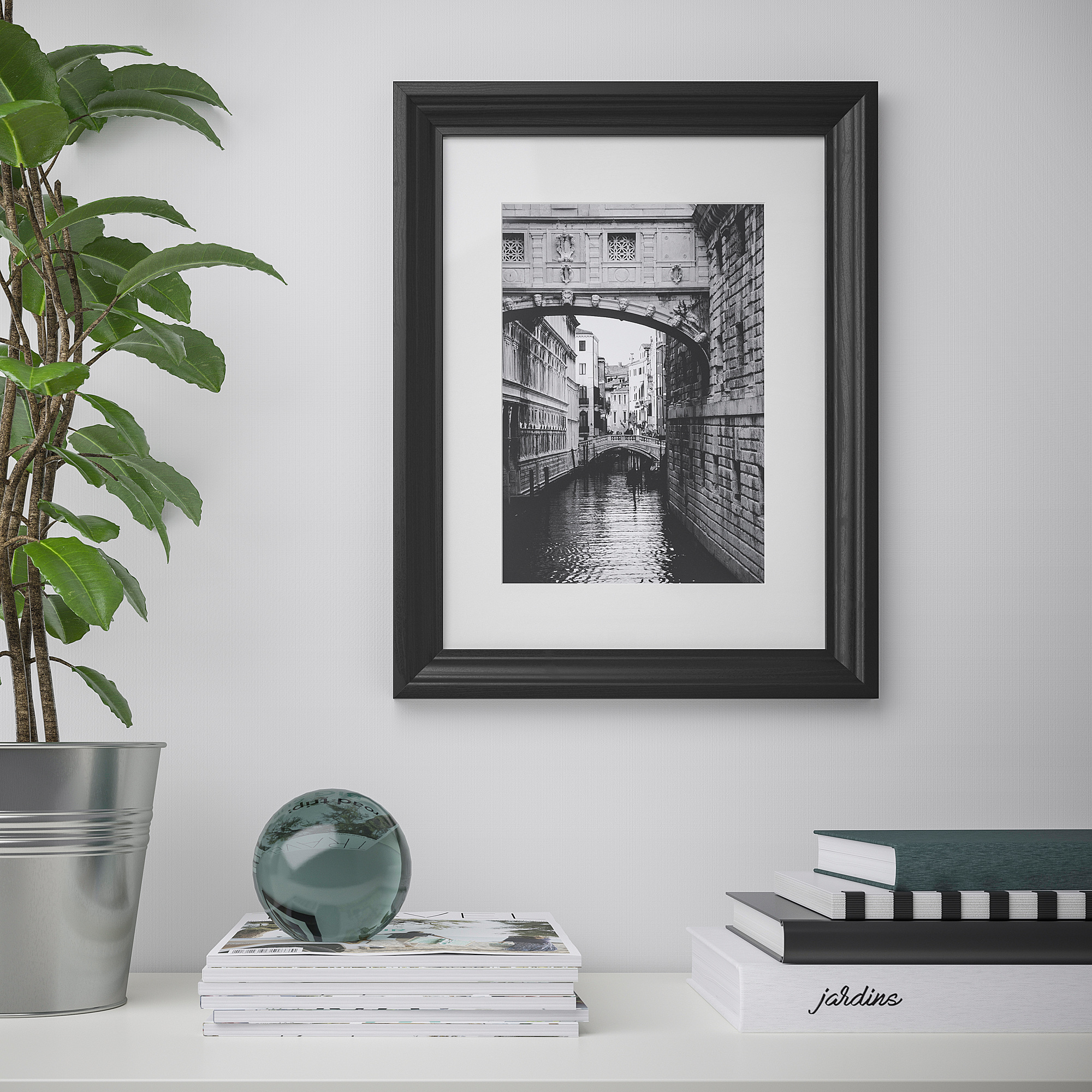 EDSBRUK Frame, black stained, 30x40 cm IKEA