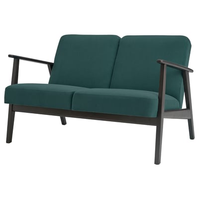 EKENÄSET 2-seat sofa, Kelinge grey-turquoise