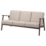 EKENÄSET 3-seat sofa, Kilanda light beige
