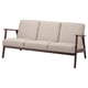 EKENÄSET 3-seat sofa, Kilanda light beige