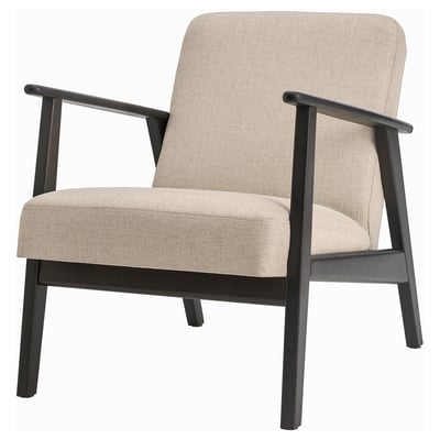 EKENÄSET Armchair, Kilanda light beige