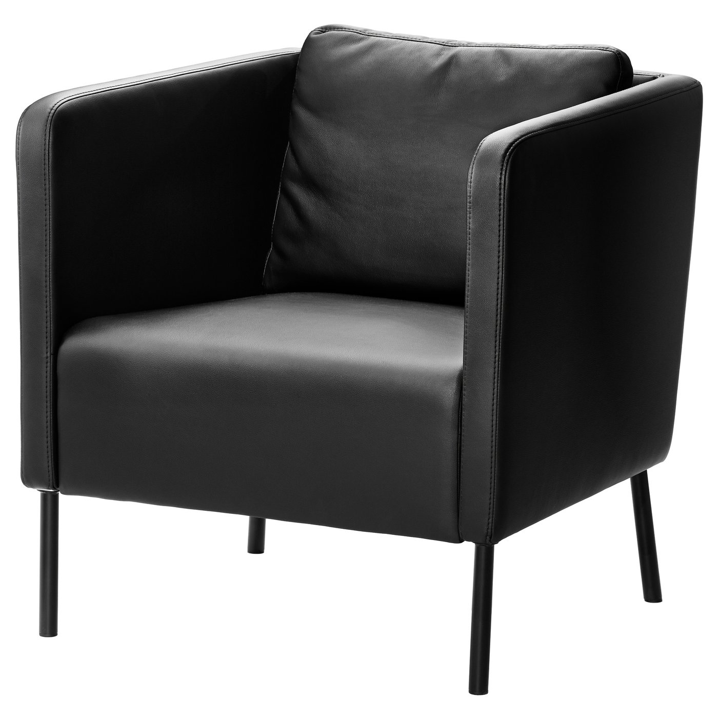 EKERÖ Armchair, Kimstad black - IKEA