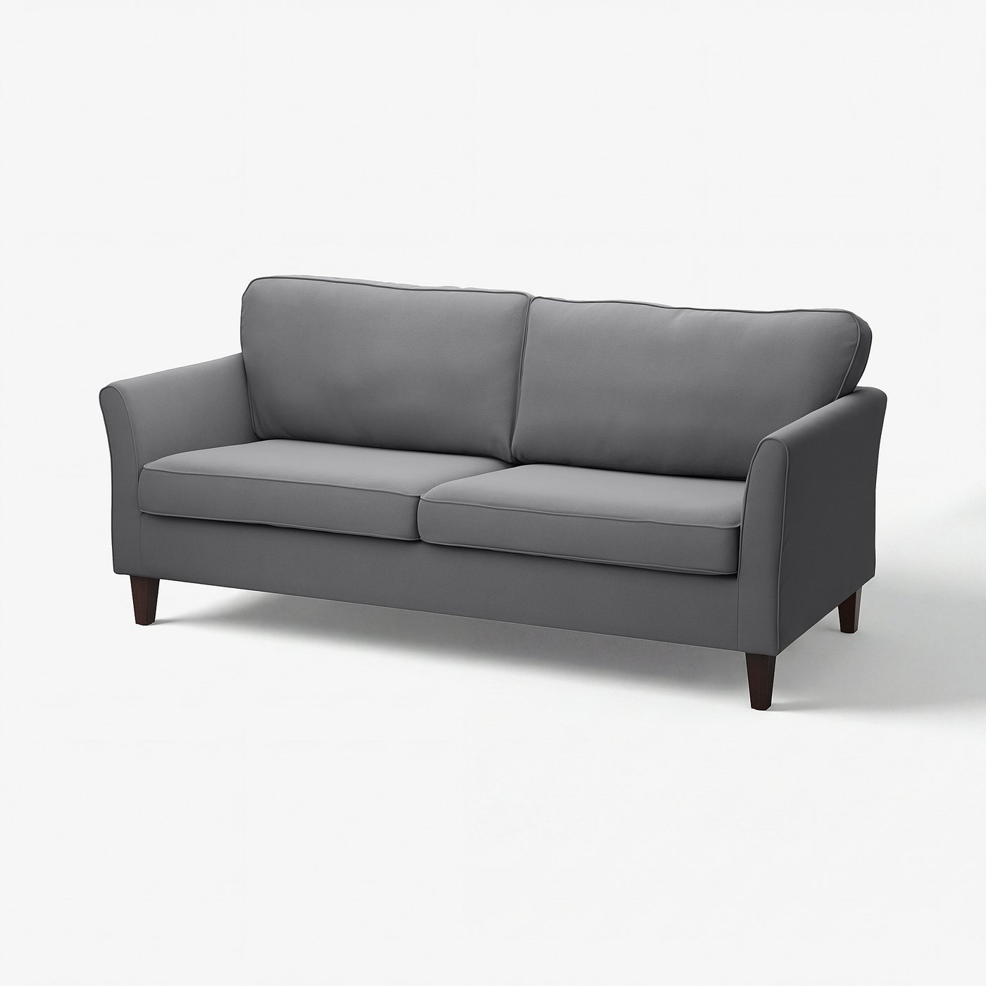 EKHOLMA 3-seat sofa, Hakebo dark grey