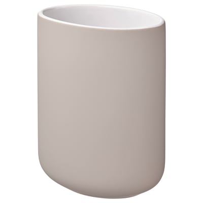 EKOLN Trash can, beige, 1 gallon - IKEA