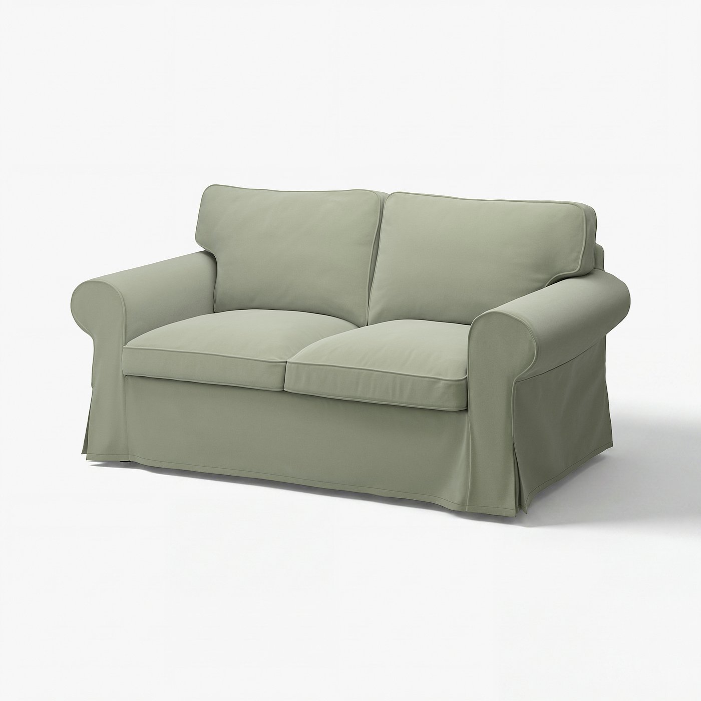 EKTORP 2-seat sofa, Hakebo grey-green