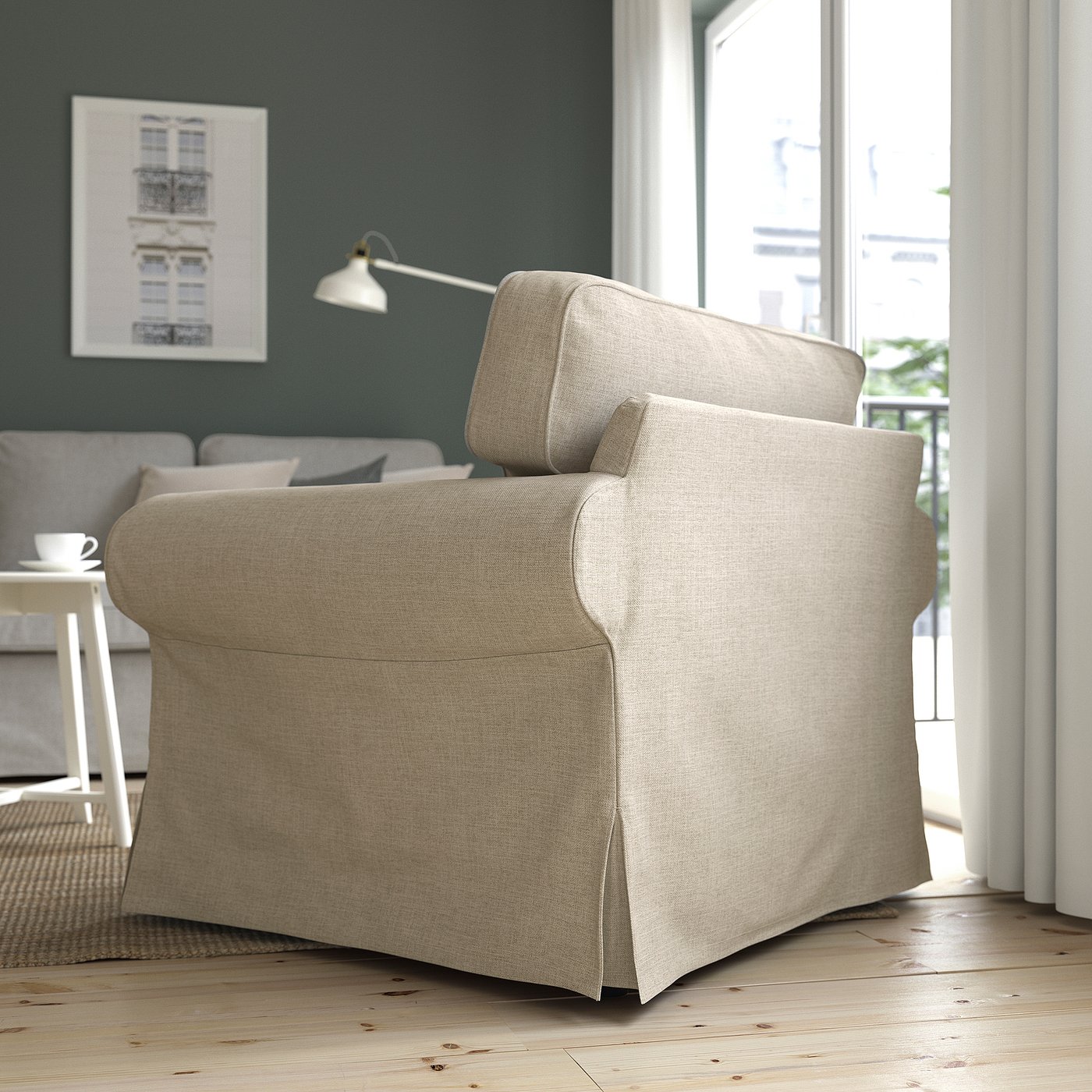 Ottoman Ektorp Ikea Chair EKTORP Armchair And Footstool, Karlshov