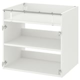 ENHET Base cabinet for hob, white, 80x60x75 cm