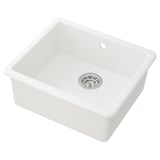 ENHET Kitchen, white/grey frame, 223x63.5x216.5 cm