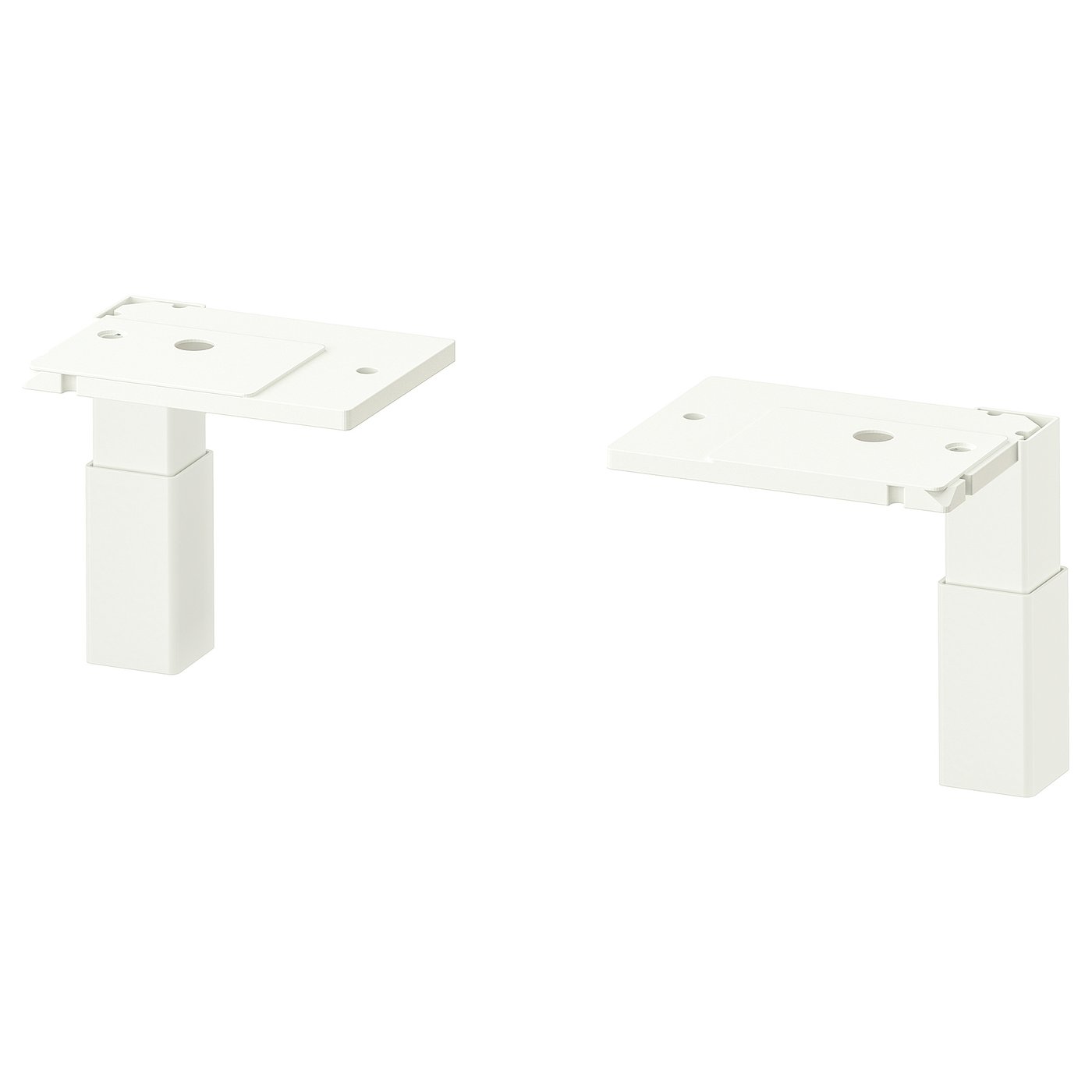 ENHET Legs f cabinet, white, 7.0 cm