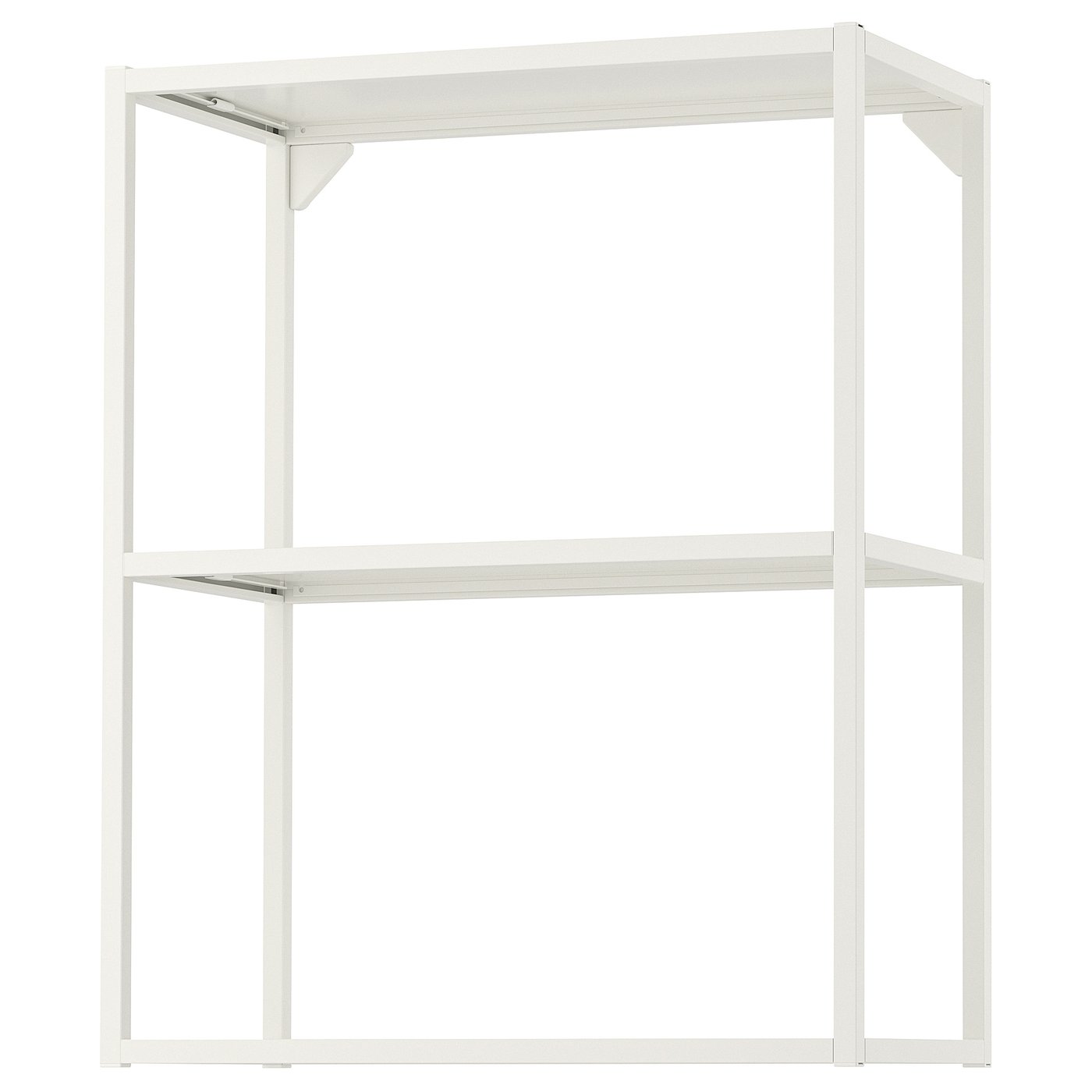 ENHET wall frame with shelves, white, 60x30x75 cm (235/8x113/4x291