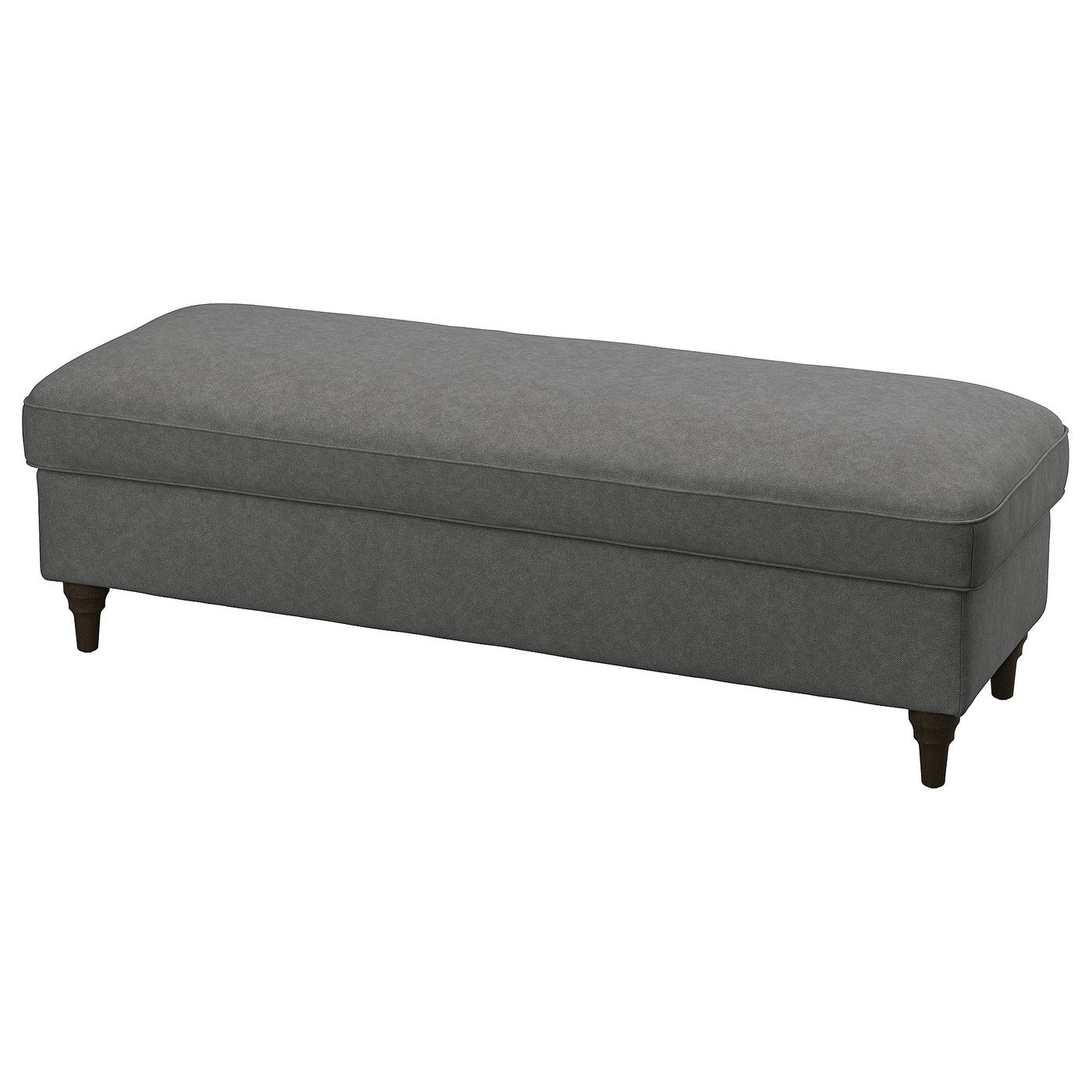 ESSEBODA bench with storage, Tallmyra medium grey/brown IKEA