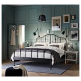 EVEDAL Pendant lamp, grey, 28 cm