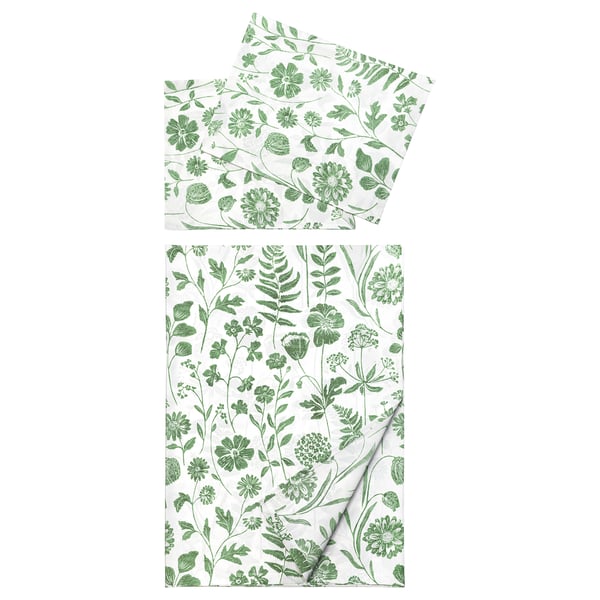 FÄRGARE Flat sheet and 2 pillowcase, 240x260/50x80 cm