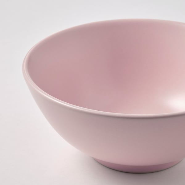 FÄRGKLAR bowl, matt light pink, 12 cm (4 ½") IKEA