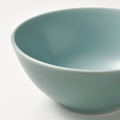 FÄRGKLAR Bowl, matt light turquoise, 12 cm