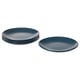 FÄRGKLAR Side plate, glossy dark turquoise, 20 cm