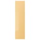 Option: FARDAL Door with hinges, high-gloss yellow, 50x195 cm