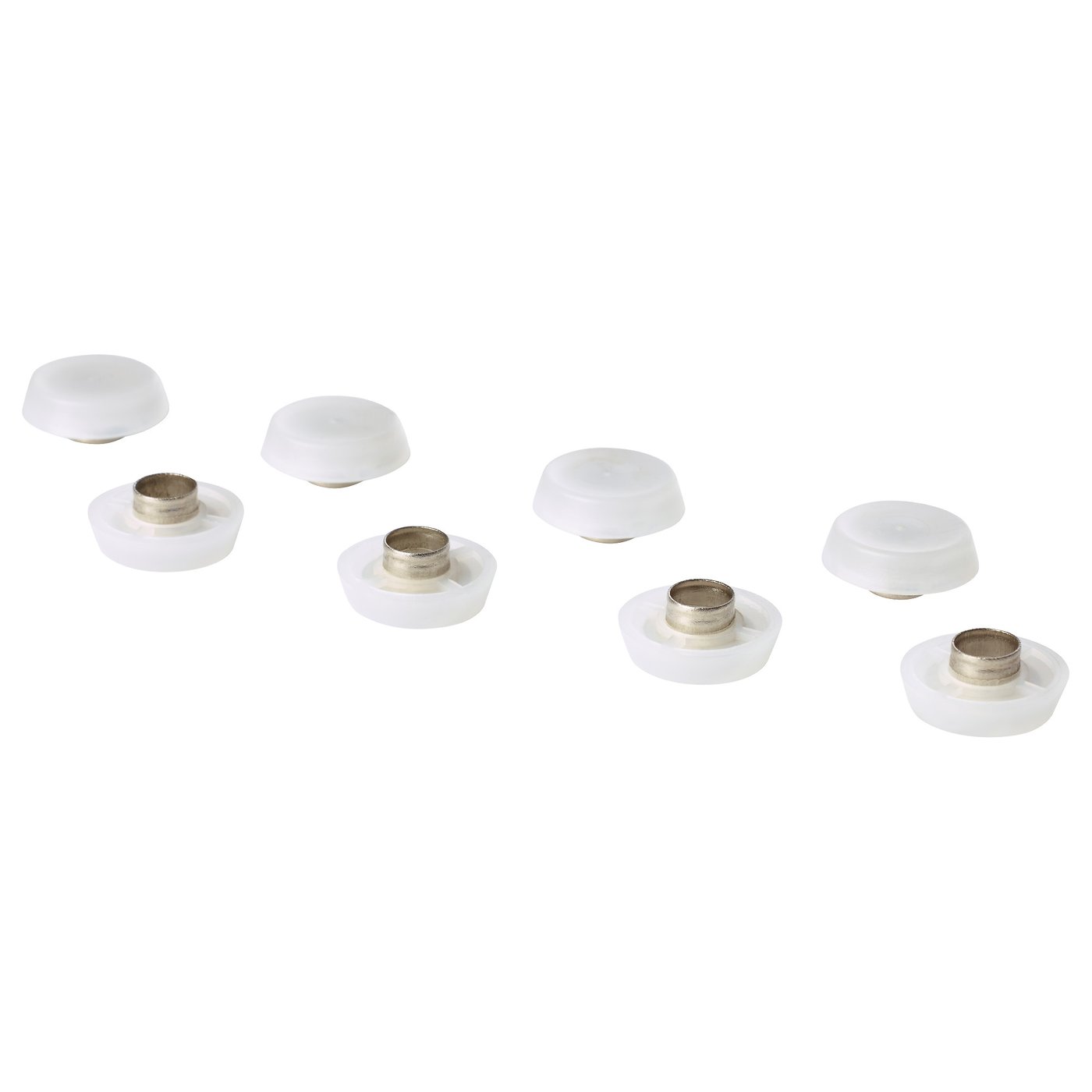 FIXA floor protectors with rivet, transparent IKEA