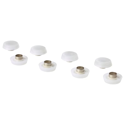 FIXA Floor protectors with rivet, transparent