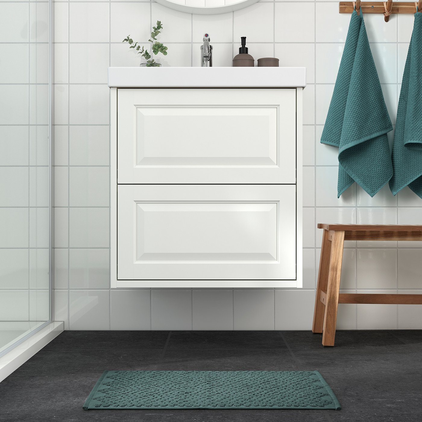 FJÄLLKATTFOT Bath mat view 3