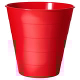 FNISS Waste bin, red, 10 l